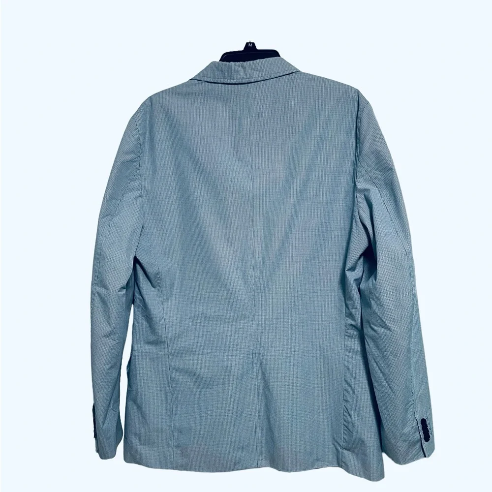 Banana Republic Light Blue Seersucker Sport Coat Blazer